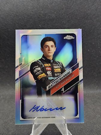 Topps Chrome F1 Autograph 2021 MATTEO NANNINI #/400