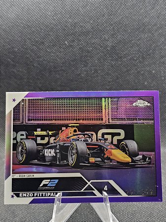 Topps Chrome F1 F2 Cards Purple Refractor 2023 ENZO FITTIPALDI #/399