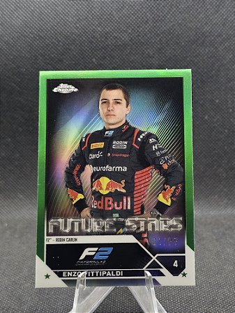 Topps Chrome F1 Future Stars Green Refractor 2023 ENZO FITTIPALDI #/99