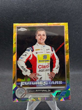 Topps Chrome Sapphire F1 Future Stars Gold 2022 ENZO FITTIPALDI #/50