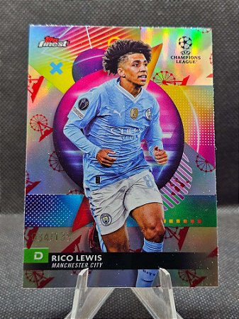Topps Finest UEFA Ferris Wheel 2023-24 RICO LEWIS #/135
