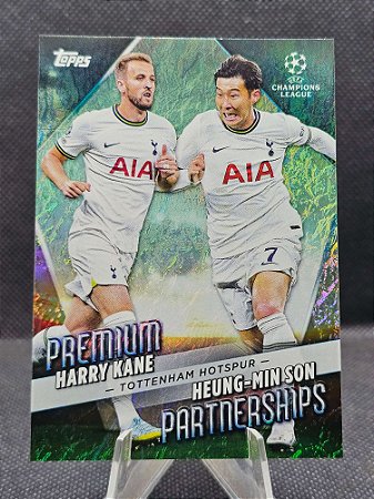 Topps Jade Edition UEFA Premium Partnerships 2022-23 HARRY KANE + HEUNG-MIN SON