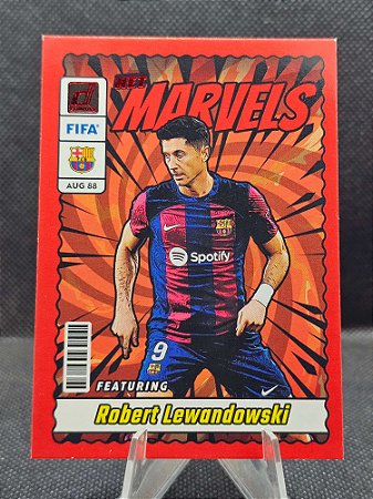 Panini Donruss FIFA Net Marvels Red 2023-24 ROBERT LEWANDOWSKI