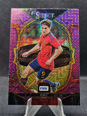 Panini Select Terrace Purple Mojo Prizm 2022-23 GAVI