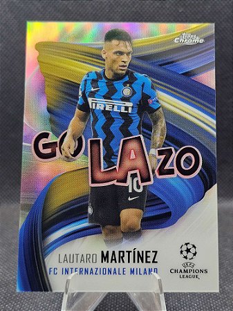 Topps Chrome UEFA Champions League Golazo 2020-21 LAUTARO MARTÍNEZ
