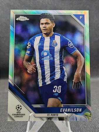 Topps Chrome UEFA Champions League Aqua Refractor 2022-23 EVANILSON