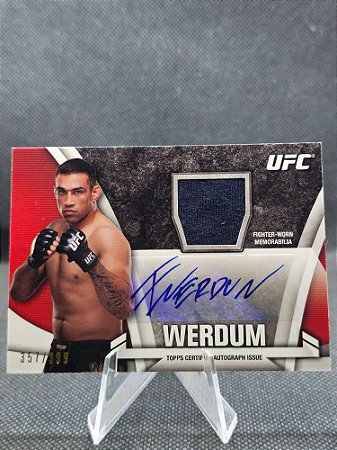 Topps UFC Knockout Autograph Relic 2013 FABRICIO WERDUM #/399