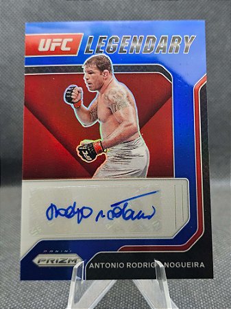 Panini Prizm UFC Legendary Blue Prizm 2022 ANTONIO RODRIGO "MINOTAURO" NOGUEIRA #/49