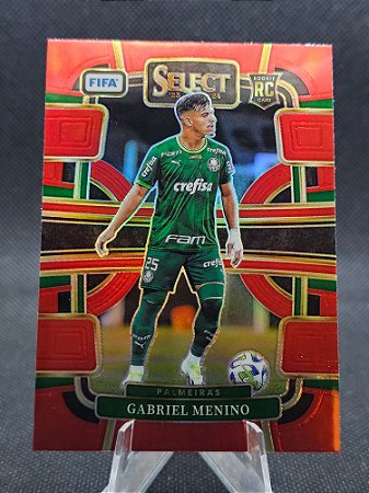 Panini Select FIFA Terrace Red Prizm 2023-24 GABRIEL MENINO
