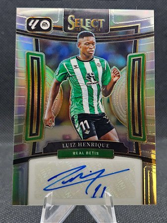 Panini Select La Liga Autograph Prizm 2023-24 LUIZ HENRIQUE