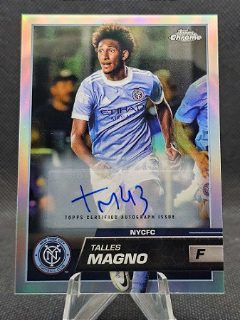 Topps Chrome MLS Autograph Refractor 2023 TALLES MAGNO