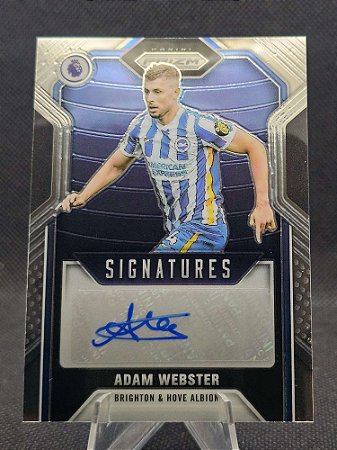 Panini Prizm Premier League Prizm Signatures 2021-22 ADAM WEBSTER