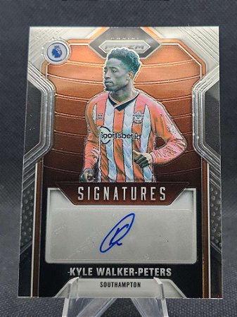 Panini Prizm Premier League Prizm Signatures 2021-22 KYLE WALKER-PETERS
