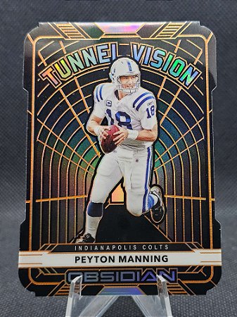 Panini Obsidian Tunnel Vision Orange 2020 PEYTON MANNING #/25