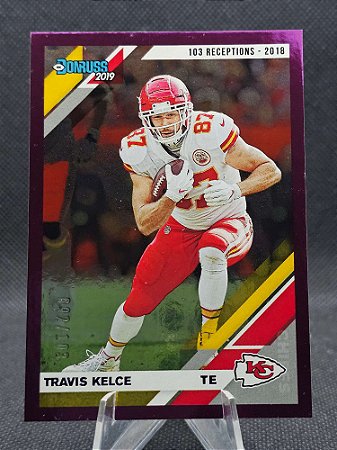 Panini Donruss Football Purple 2019 TRAVIS KELCE #/103
