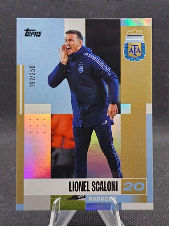 Topps Argentina Team Set 2024-25 LIONEL SCALONI #/250