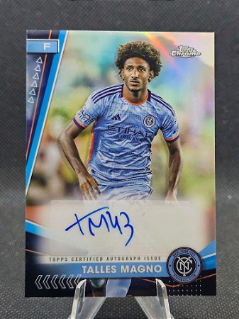 Topps Chrome MLS Autograph Refractor 2023 TALLES MAGNO