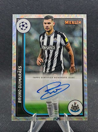 Topps Merlin UEFA Silver Wave 2023-24 BRUNO GUIMARAES #/150