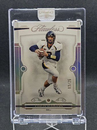 Panini Flawless Collegiate Gems Diamond 2022 AARON RODGERS #/25