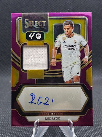 Panini Select La Liga Autograph Memorabilia Purple 2023-24 RODRYGO #/49