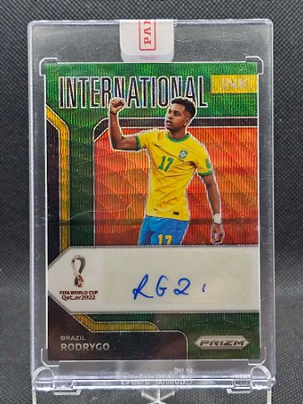 Panini Prizm World Cup International Ink Green Wave 2022 RODRYGO