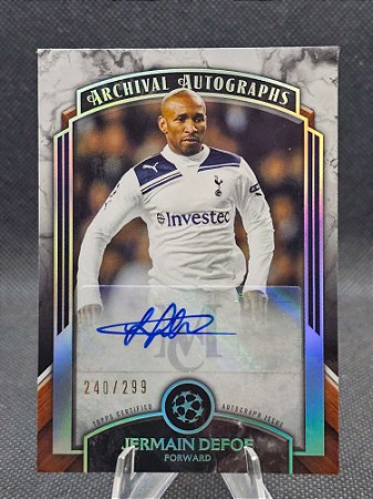 Topps Museum UEFA Archival Autographs 2022-23 JERMAIN DEFOE #/299