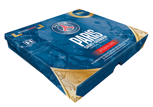 [Break 2237] Topps PSG Exhibition 2024/25 - 5 cards - 2 Autógrafos garantidos - Jogadores Aleatórios
