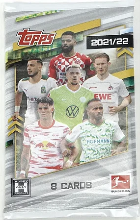 [Lacrado] Pacote Topps Bundesliga 2021/22 (da Hobby Box) - 8 Cards