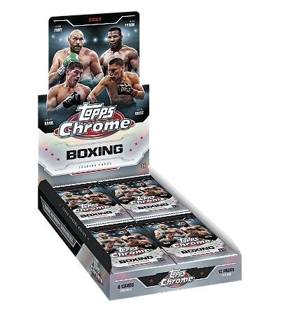 [Break 2288] Topps Chrome Boxing Hobby Box 2024 - 2 autos garantidos! Por Pacote