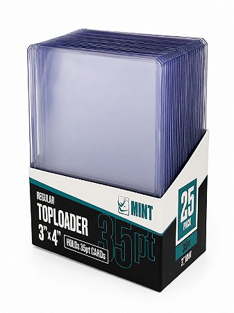 25 Toploaders Protetores Plástico Sleeve Rígido Cards Basquete Futebol Pokemon YuGiOh! Mint