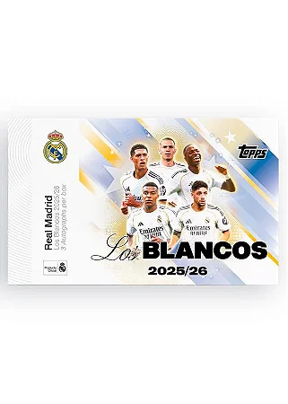 [Break 2414] Topps Los Blancos 2025-26 – Real Madrid - Escolha seu jogador + 2 sorteados