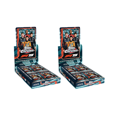 [Break 2421] Topps Chrome Formula 1 2025 - 2x Hobby Box - Escolha sua equipe
