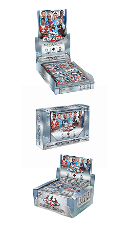 [Break 2480] Topps Chrome UEFA 25/26 - 1x Jumbo Box + 1x Hobby Box + 1x Breakers Delight - 6 Autos Garantidos - Escolha seu time