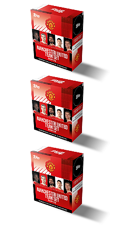 [Break 2491] Manchester United Team Set 24/25 - 3 caixas - 3 Auto ou memo garantidos - Escolha seu Jogador + 2 sorteados