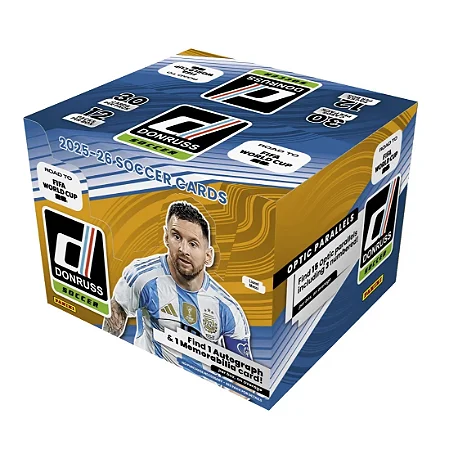 [Break 2560] Donruss 2025-26 Fifa World Cup - Hobby box com Auto e Memo Garantido - Escolha seu país