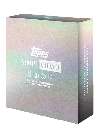 [Caixa Lacrada] Simplicidad 2026 UEFA Club Competitions - 1 Autógrafo garantido - 36 cards - IMPORTADO