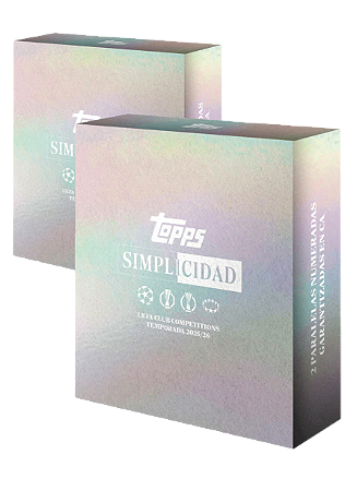 [Break 2563] 2x Topps Simplicidad 2025-26 - UEFA - 2 Autos Garantidos - Escolha seu time