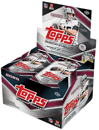 [Break 2678] Topps Flagship Football 2026 – 1 Jumbo Box – 1 Auto + 1 Memorabilia Garantidos – Escolha seu Time