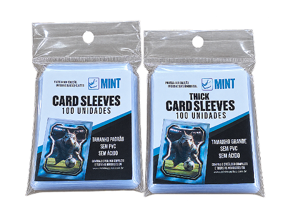 Card Sleeves MINT - Padrão e Thick