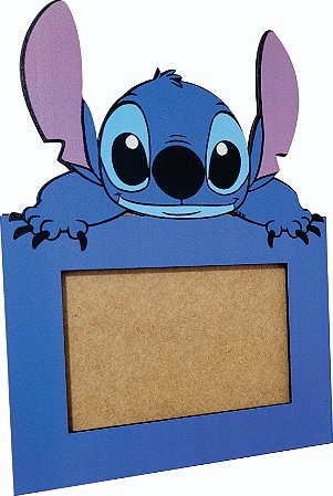 Porta-retrato Infantil Stitch em MDF com Proteção PETG – 10x15cm