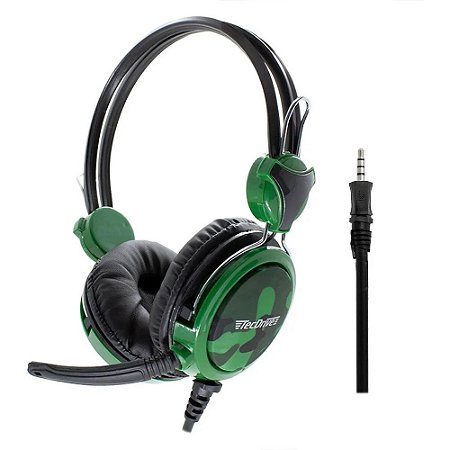 Fone Headset Tecdrive Gamer LED P/CEL/PS3/PS4/XBOX ONE NSWITCH F-5