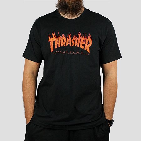 Camiseta Thrasher Halftone Flame