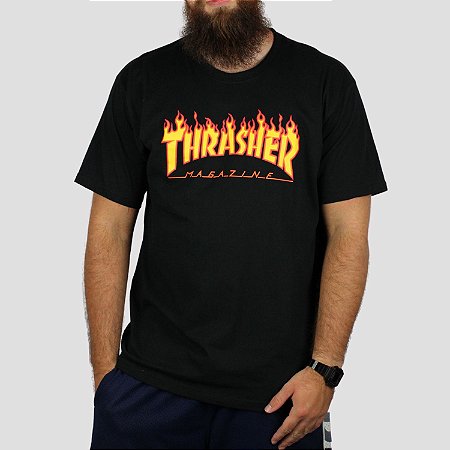 Camiseta Thrasher Flame Logo