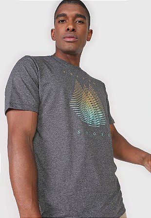 Camiseta Volcom Blynder Preto Mescla