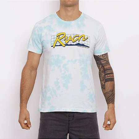 Camiseta RVCA Neon Highway Azul Clara