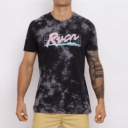 Camiseta RVCA Neon Highway Preta