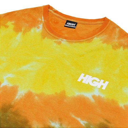 Camiseta High Tee Kidz Tie Dye Yellow