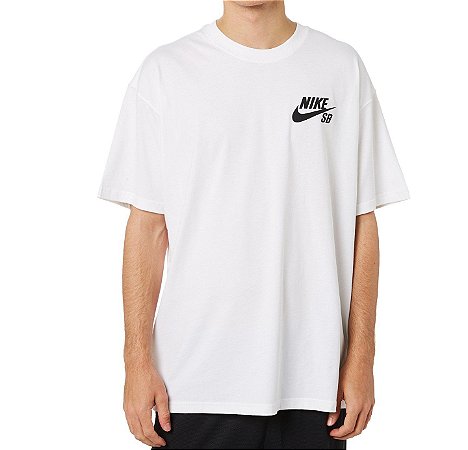 Camiseta Nike Tee Logo Branca 100 - Living Skateshop | Loja de Skate,  Patins, Streetwear e Sneakers!