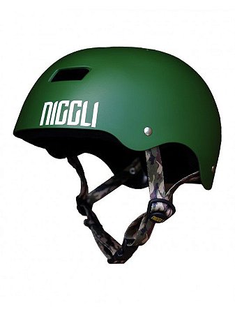Capacete Niggli Iron PRO - Verde Fosco