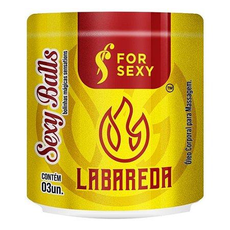 Labareda Sexy Ball Bolinha Funcional 03 Unidades For Sexy